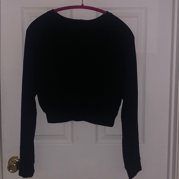 Black lounge crew neck sweater - Picture 1 of 3
